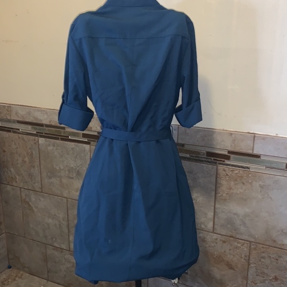 COPY - Zac And Rachel Collared Blue Dress Size 8 - Picture 5 of 5